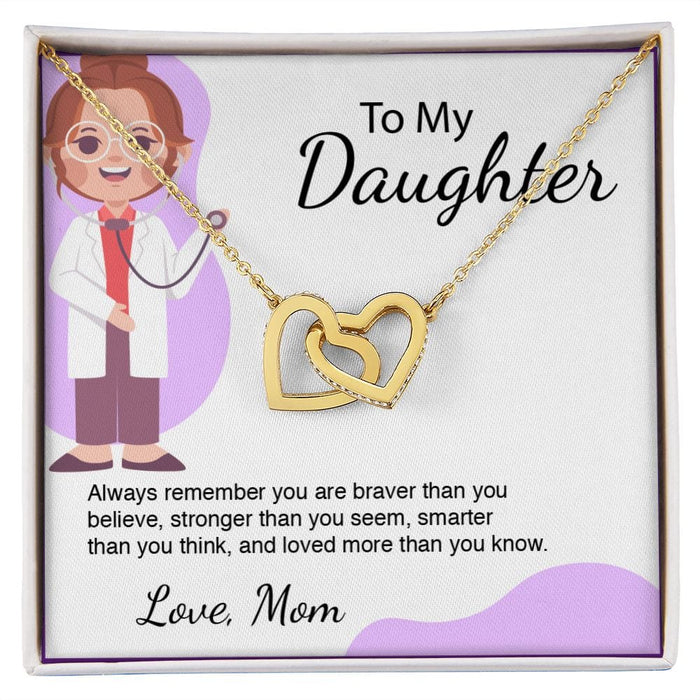 To My Daughter... Nursing Career Necklace From Mom