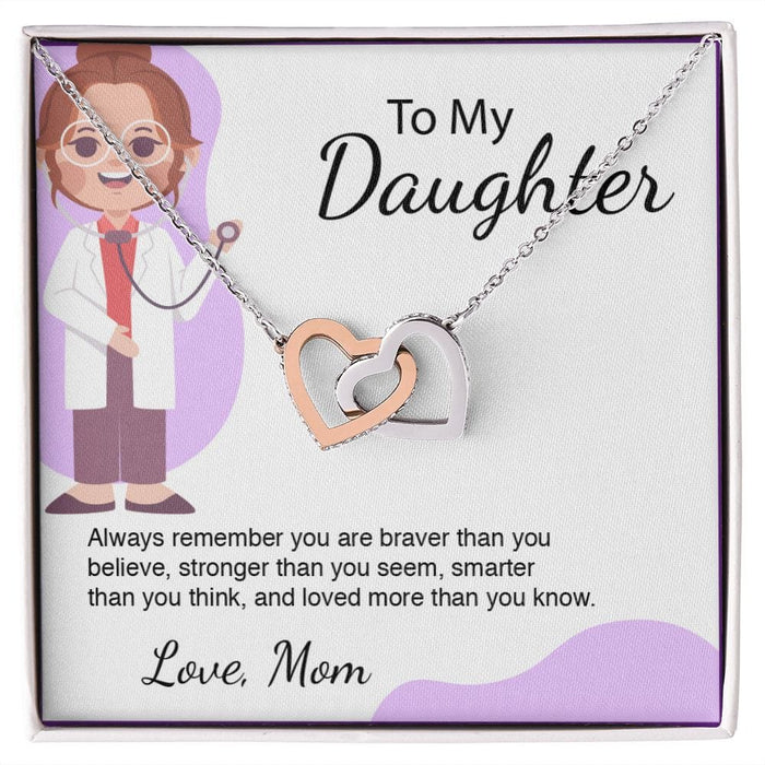 To My Daughter... Nursing Career Necklace From Mom