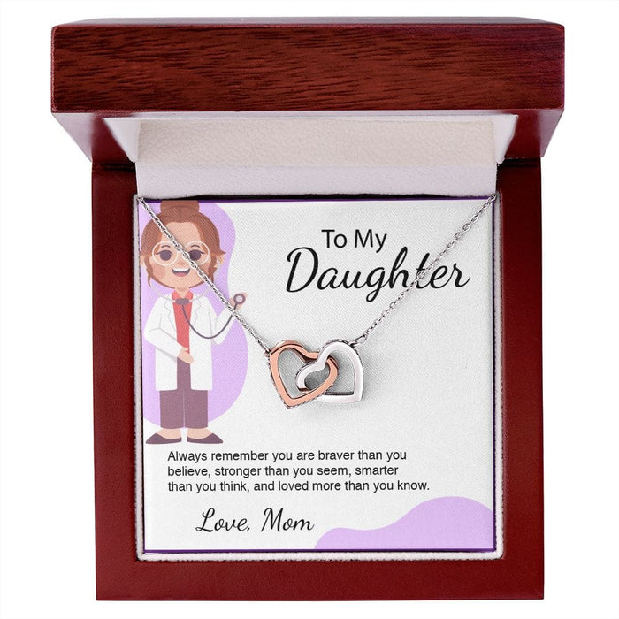 To My Daughter... Nursing Career Necklace From Mom