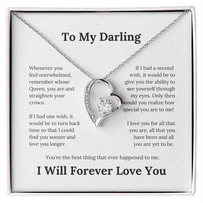 To My Darling... Forever Love Necklace