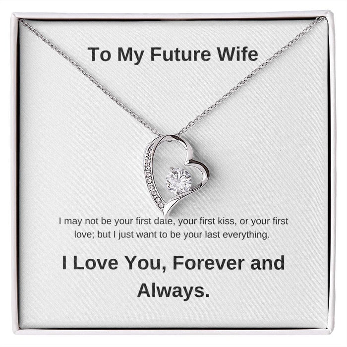 To My Future Wife... Forever and Always - Forever Love Necklace & Earring Set