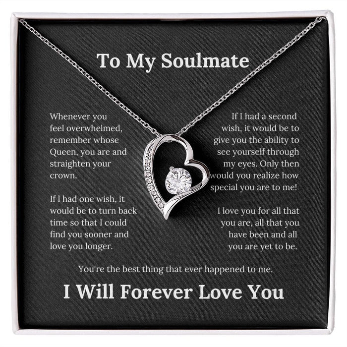 To My Soulmate... Forever Love Necklace