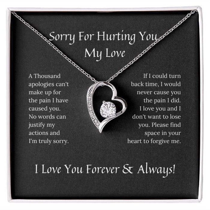 Sorry For Hurting You... Forever Love Necklace