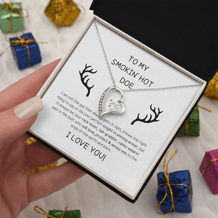 To My Smokin Hot Doe... Forever Love Necklace