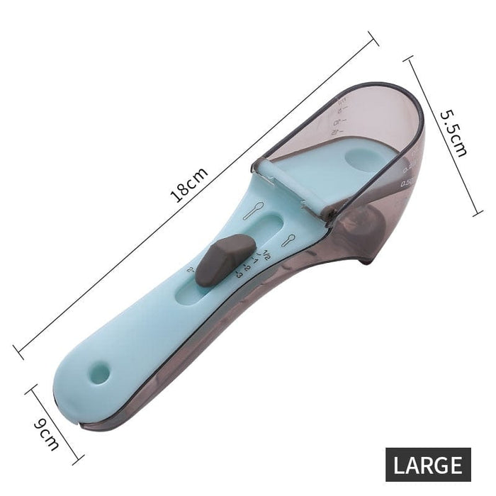 Adjustable Measuring Spoons With Scale