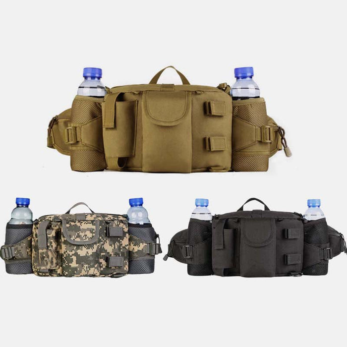 Large Fanny Pack Crossbody Purse Tactical Waist Bag Fit 10 Inch Tablet