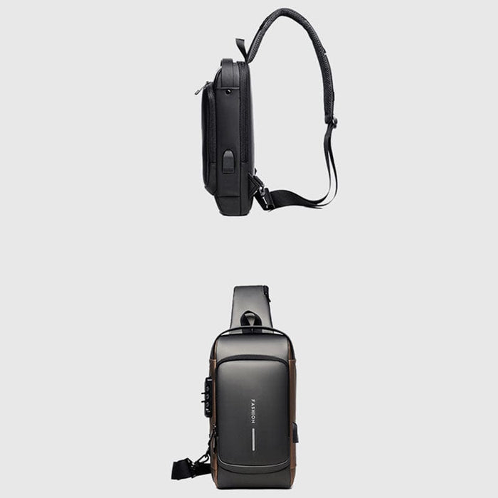 Waterpoof Sling Bag Crossbody Backpack for Men Anti-Theft Sling Backpack Daypack