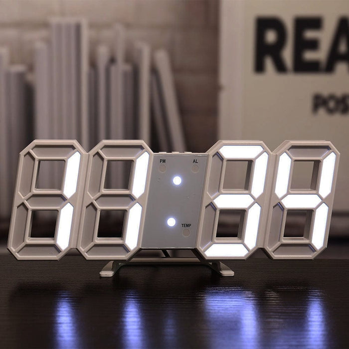 Digital Wall Clock Date Time Electronic Display