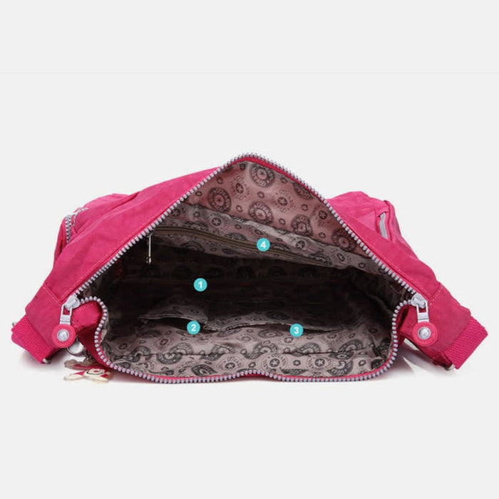 Crossbody Bag For Women Lightweight Multi-Pocket Casual Canvas Shoulder Purse