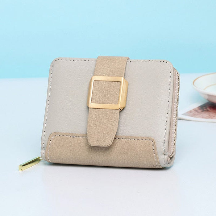 Women Small Compact Bifold Luxury Leather Pocket Wallet Coin Purse