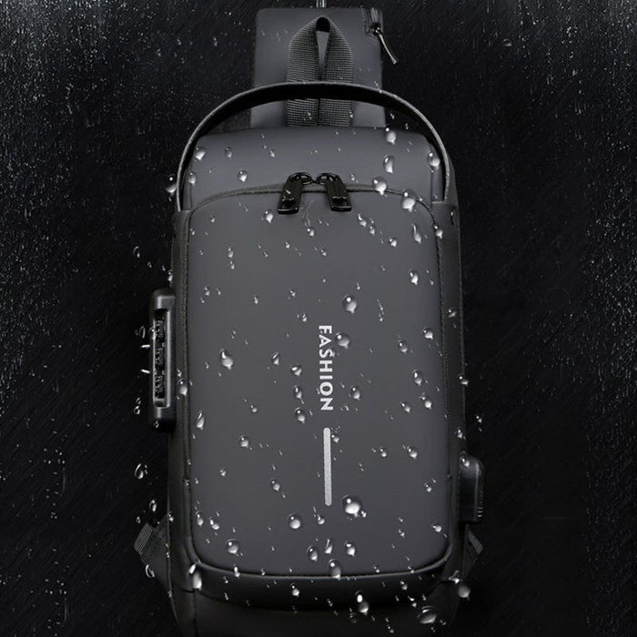 Waterpoof Sling Bag Crossbody Backpack for Men Anti-Theft Sling Backpack Daypack