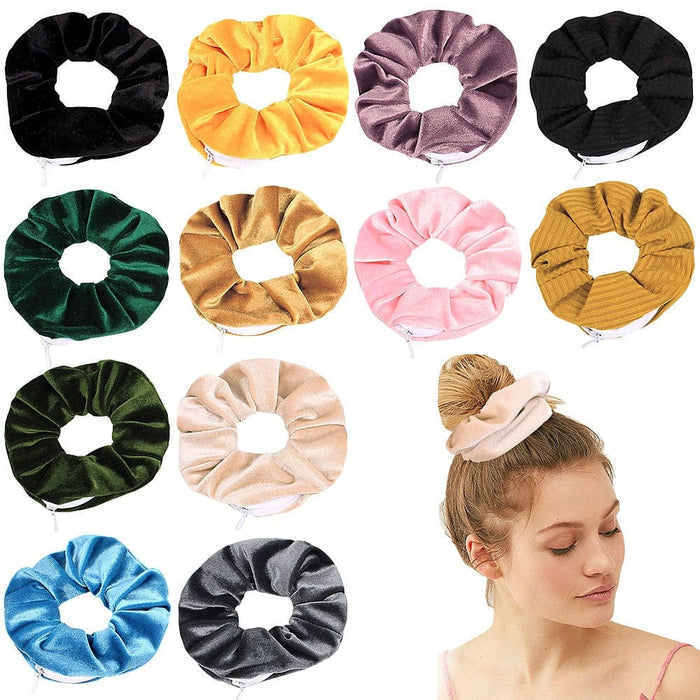 Hair Scrunchie (Hidden Storage)