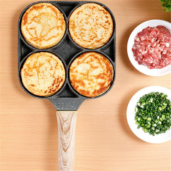 Four-hole Frying Pot Pan
