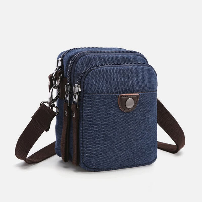 Belt Loop Holster Phone Purse Small Canvas Crossbody Side Shoulder Bag