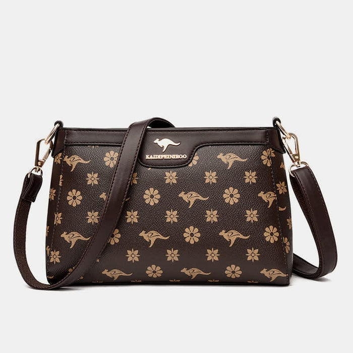 Leather Crossbody Bag for Women Casual Small Trendy Shoulder Purses