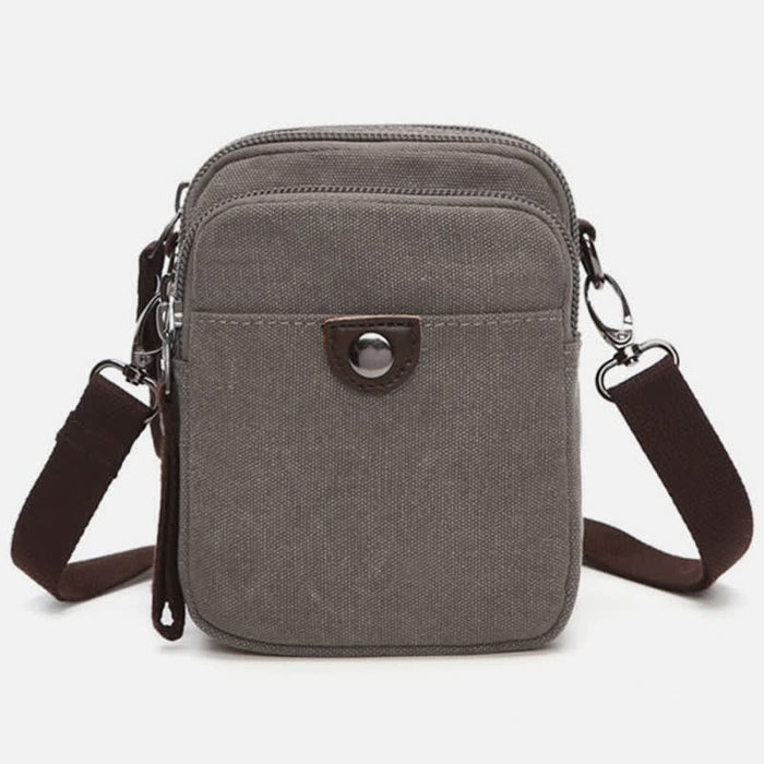 Belt Loop Holster Phone Purse Small Canvas Crossbody Side Shoulder Bag