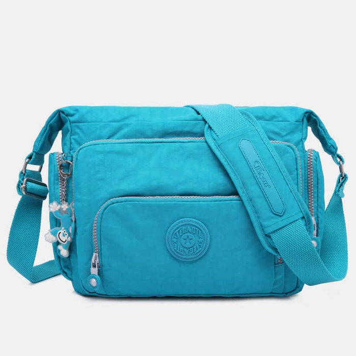 Crossbody Bag For Women Lightweight Multi-Pocket Casual Canvas Shoulder Purse