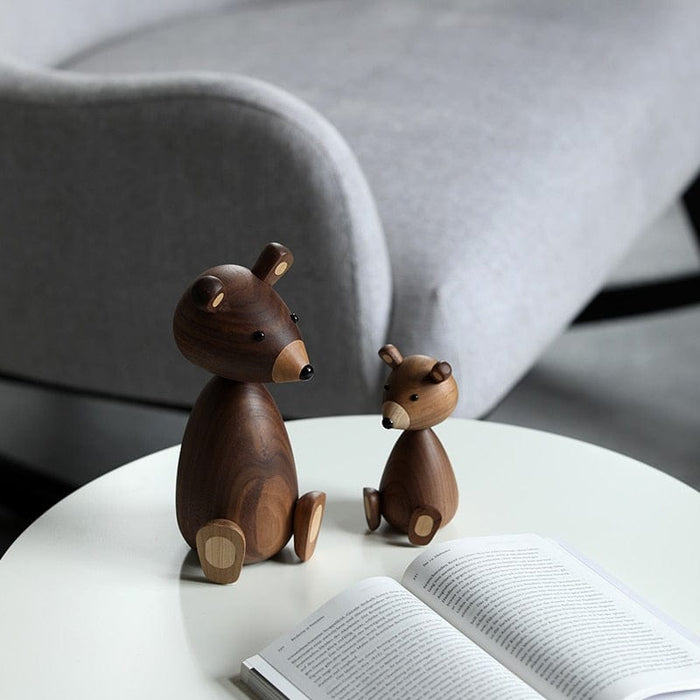 Russia Wooden Bear Ornaments