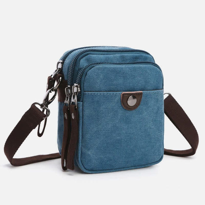 Belt Loop Holster Phone Purse Small Canvas Crossbody Side Shoulder Bag