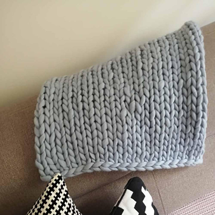 Chnky Knit Blanket