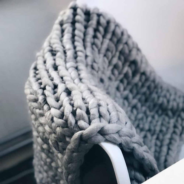 Chnky Knit Blanket