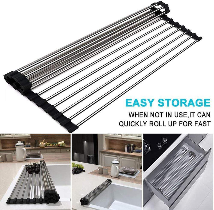 Roll Up Dish Drying Rack
