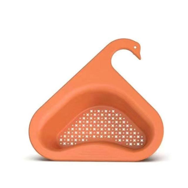 Corner Swan-Shaped Sink Strainer