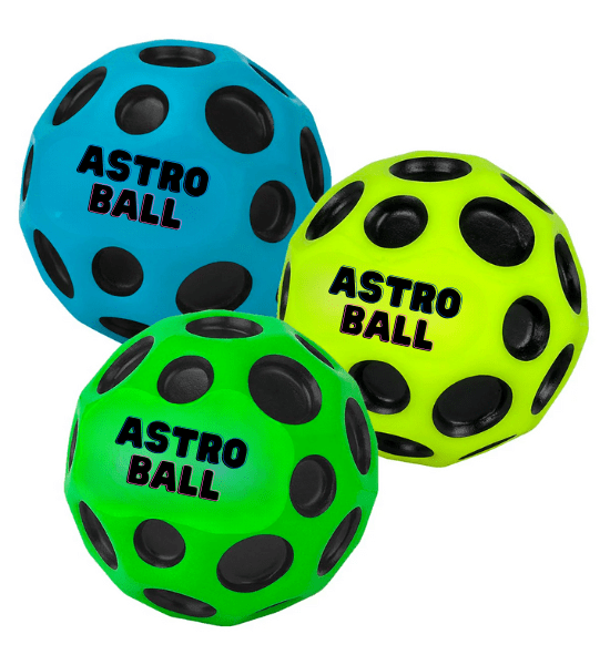 FLEAGE 4 Stück Bouncy Balls，astro jump ball，moon ball，jump ball，galaxy  ball，astro ball，space ball，Space Ball Super High Bounce,Badestrandspielzeug, Springball für Kinder Kids Gift（Rot Orange Blau Grün）: : Spielzeug