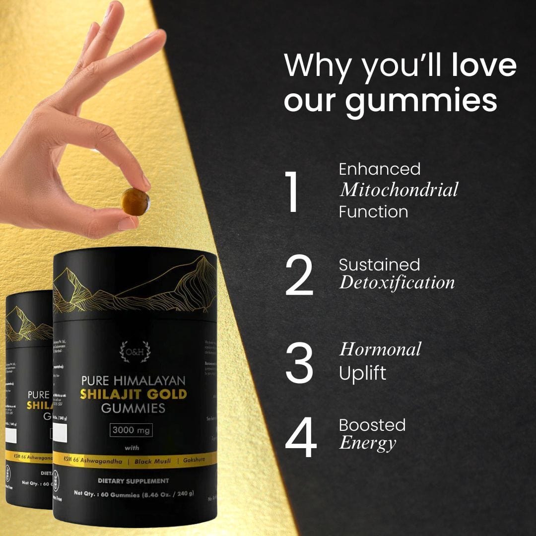 Pure Himalayan Shilajit Gummies | 3000 mg