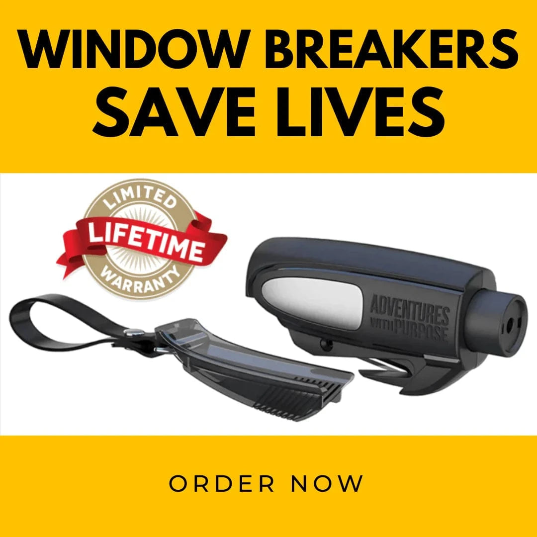 2-in-1 Emergency Window Breaker & Seatbelt Cutter — O&H