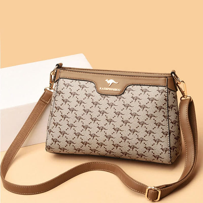 Leather Crossbody Bag for Women Casual Small Trendy Shoulder Purses
