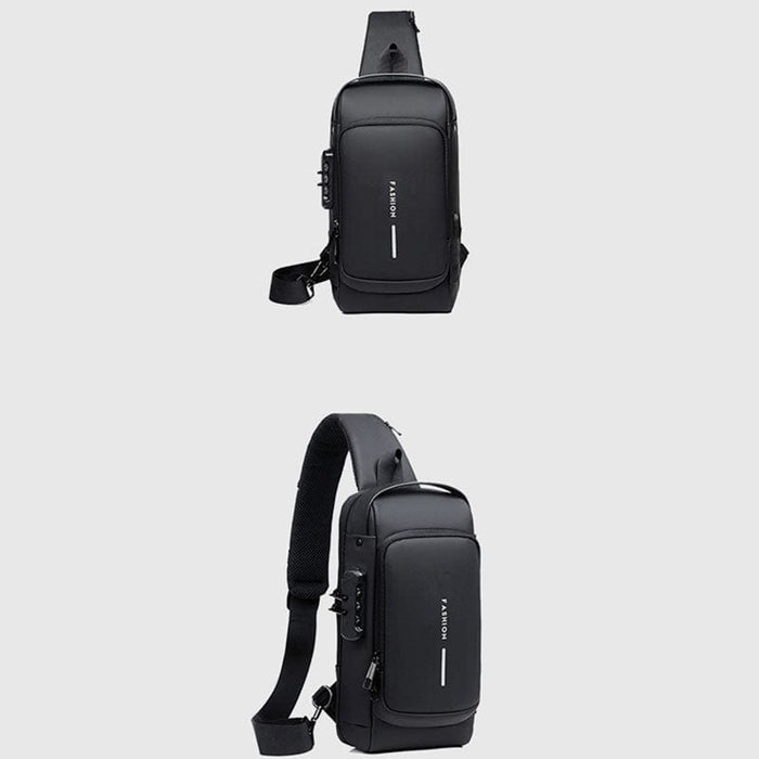 Waterpoof Sling Bag Crossbody Backpack for Men Anti-Theft Sling Backpack Daypack