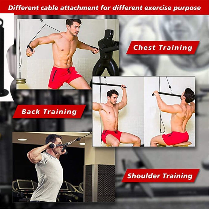 Fitness DIY Pulley Cable Equipment