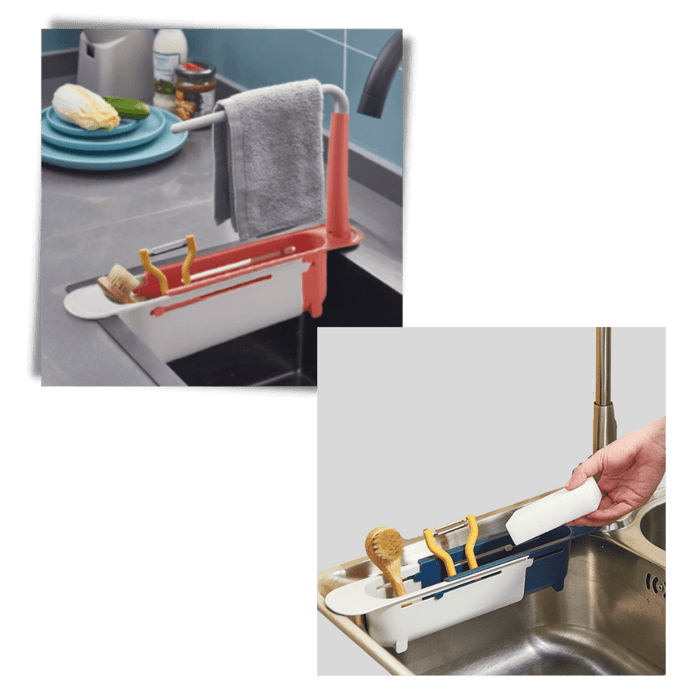 Extendable Kitchen Sink Storage Rack
