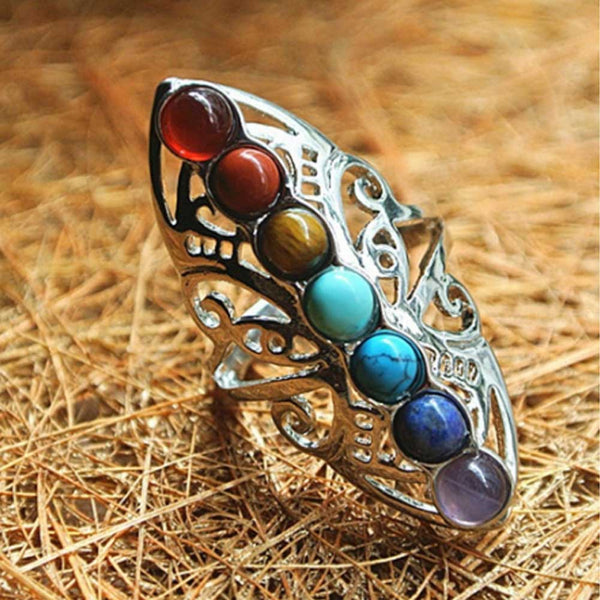 Seven chakra sale ring