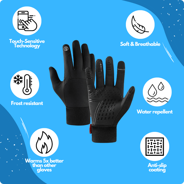 EZGlove 2.0 Water Resistant Touch Screen Gloves by O&H