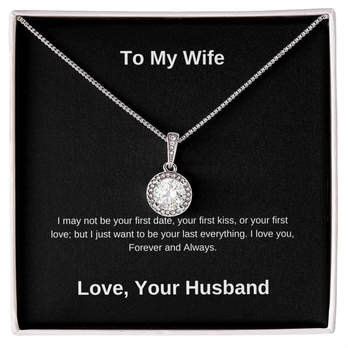 To My Wife... Forever and Always Eternal Hope Necklace & Earring Set