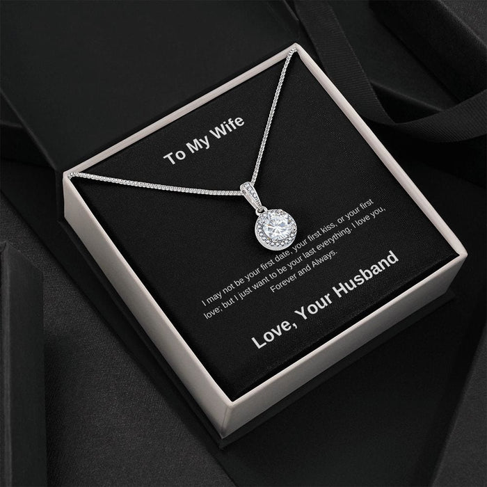 To My Wife... Forever and Always Eternal Hope Necklace & Earring Set