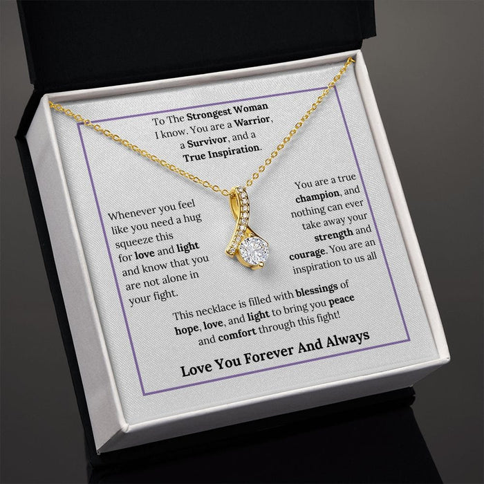 To The Strongest Warrior......Love You Forever, Alluring Beauty Necklace