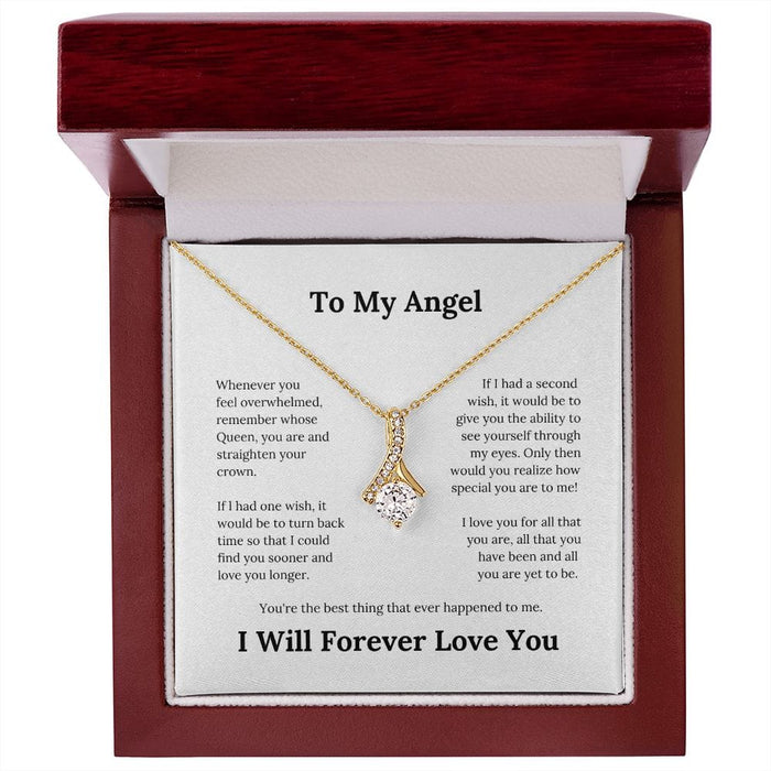To My Angel....Alluring Beauty Necklace