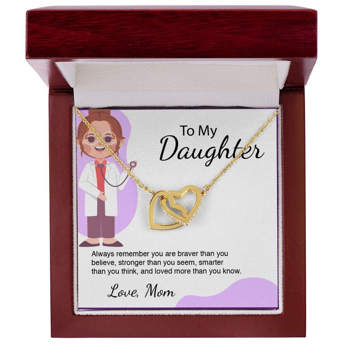To My Daughter... Nursing Career Necklace From Mom