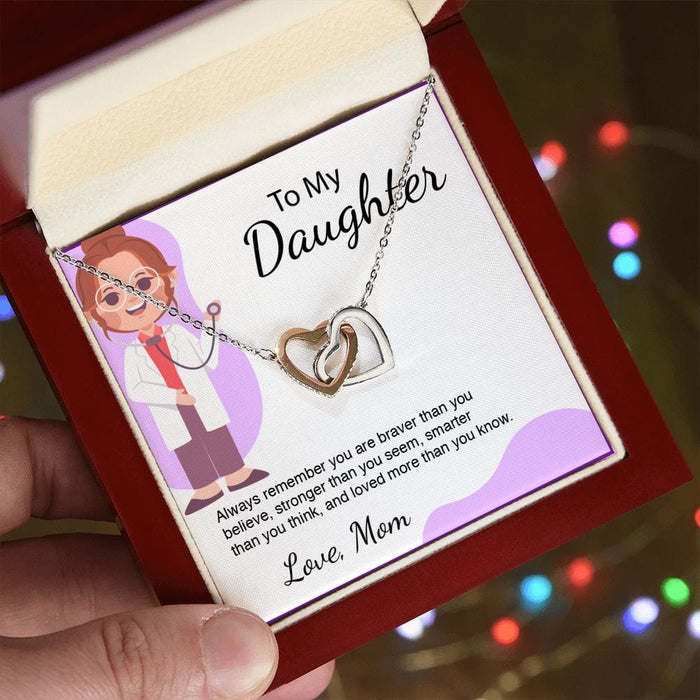 To My Daughter... Nursing Career Necklace From Mom