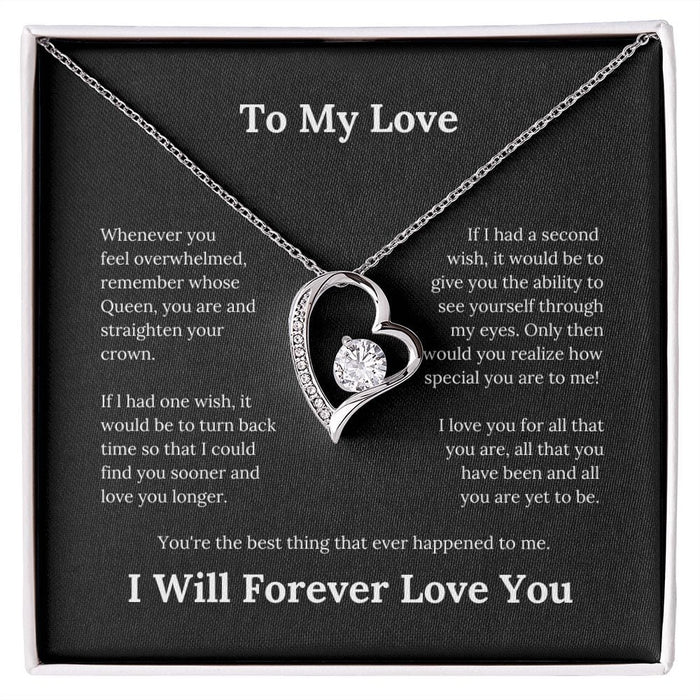 To My Love... Forever Love Necklace