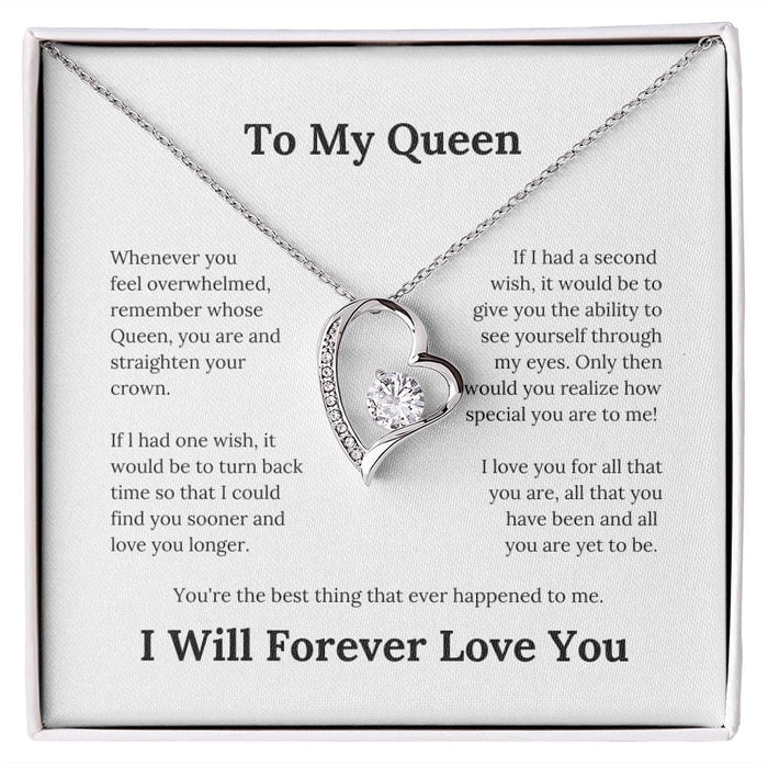 To My Queen... Forever Love Necklace