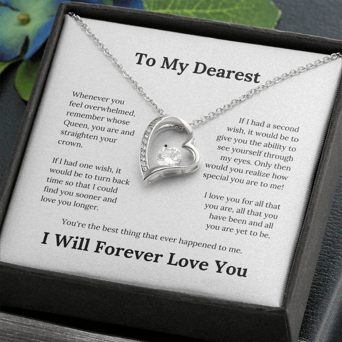 To My Dearest... Forever Love Necklace
