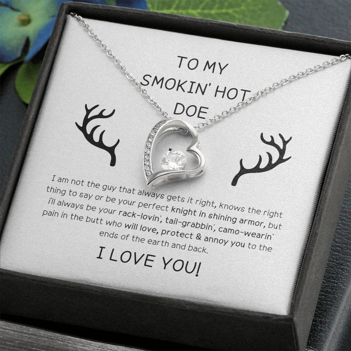 To My Smokin Hot Doe... Forever Love Necklace