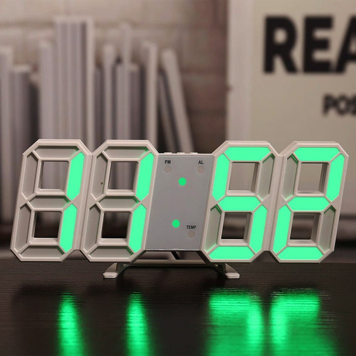 Digital Wall Clock Date Time Electronic Display