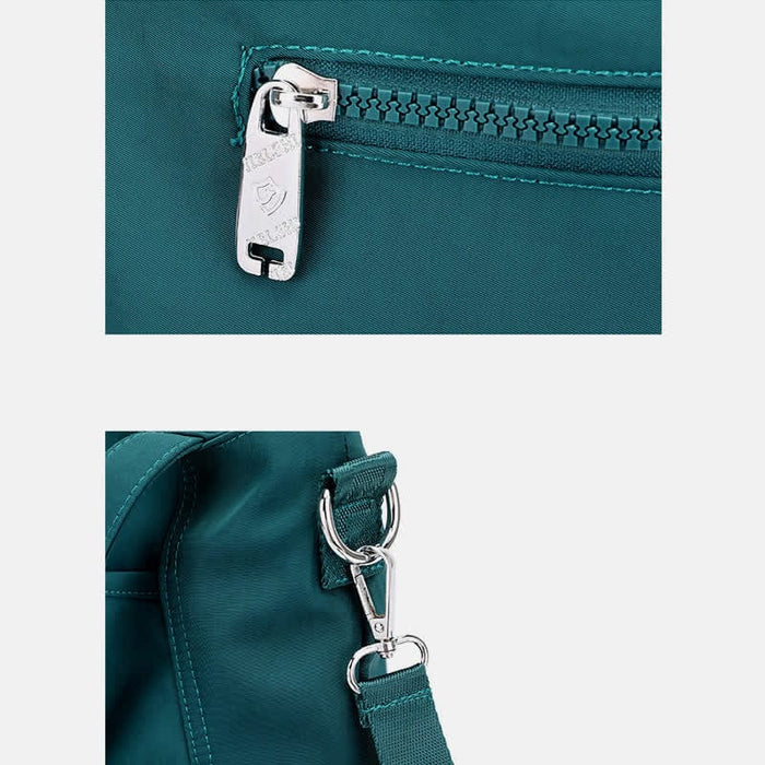 Women's Crossbody Lightweight Multi-Pocket Zipper Pocket Nylon Shoulder Bag
