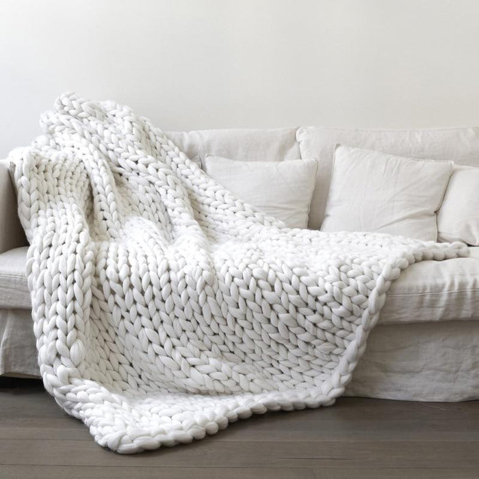 Chnky Knit Blanket